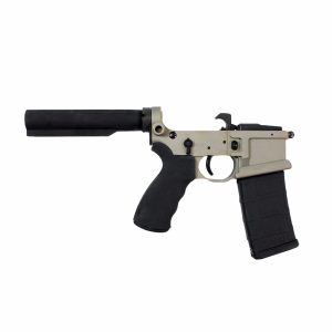 Franklin Armory BFSIII Equipped LIBERTAS BLR Complete AR15 Lower Receiver - Desert Smoke | Installed BSFIII Trigger | Carbine Length Buffer Tube