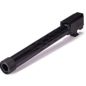 Faxon Firearms Match Series Sig P320 Fullsize Flame Fluted Barrel 416R - Threaded | Black Nitride