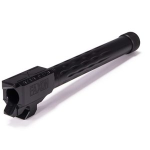 Faxon Firearms Match Series Sig P320 Fullsize Flame Fluted Barrel 416R - Threaded | Black Nitride