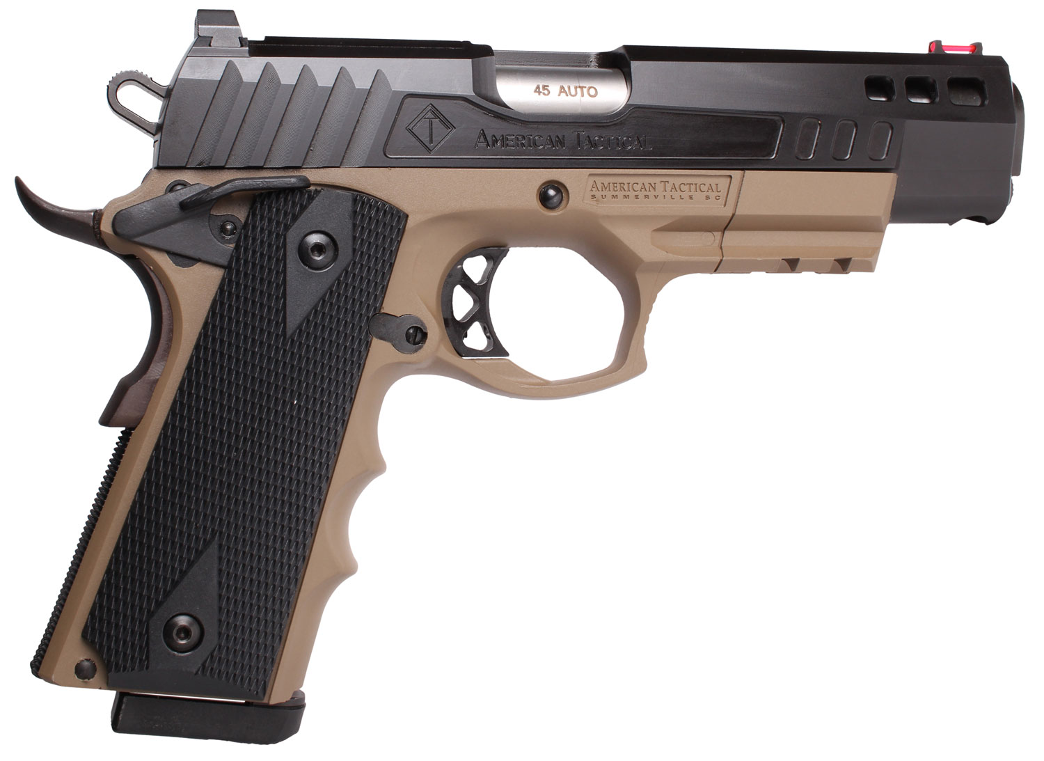 ATI FXH Hybrid 45ACP FXH-45 1911 Pistol 5 Barrel - FDE
