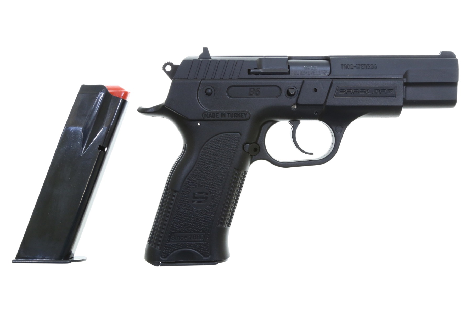 SAR USA B6 9mm Pistol 4.5 Barrel - Black | 17rd - Image 10