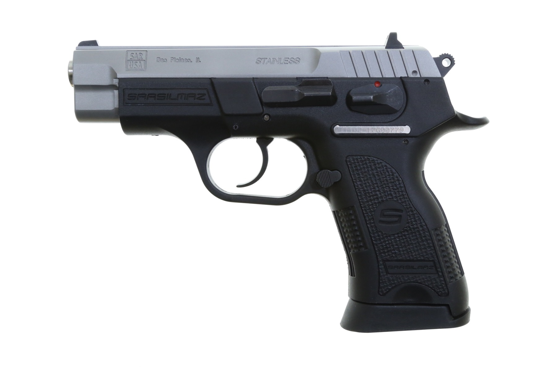 SAR USA B6C Compact 9mm Pistol 3.8 Barrel - Stainless | 13rd - Image 3