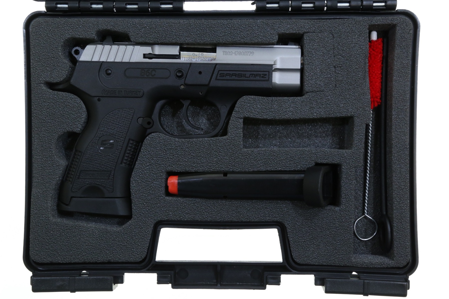 SAR USA B6C Compact 9mm Pistol 3.8 Barrel - Stainless | 13rd - Image 4