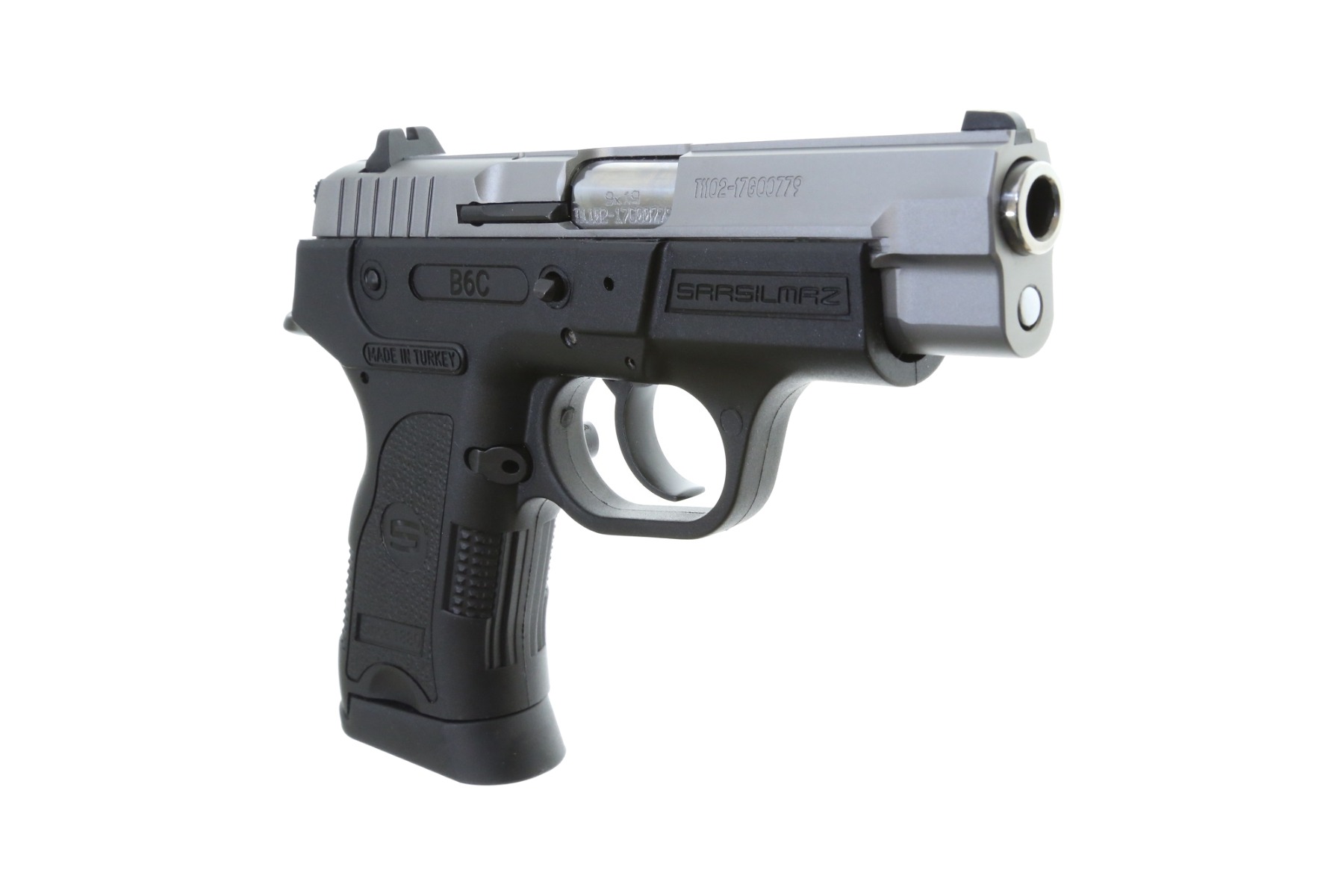 SAR USA B6C Compact 9mm Pistol 3.8 Barrel - Stainless | 13rd - Image 5