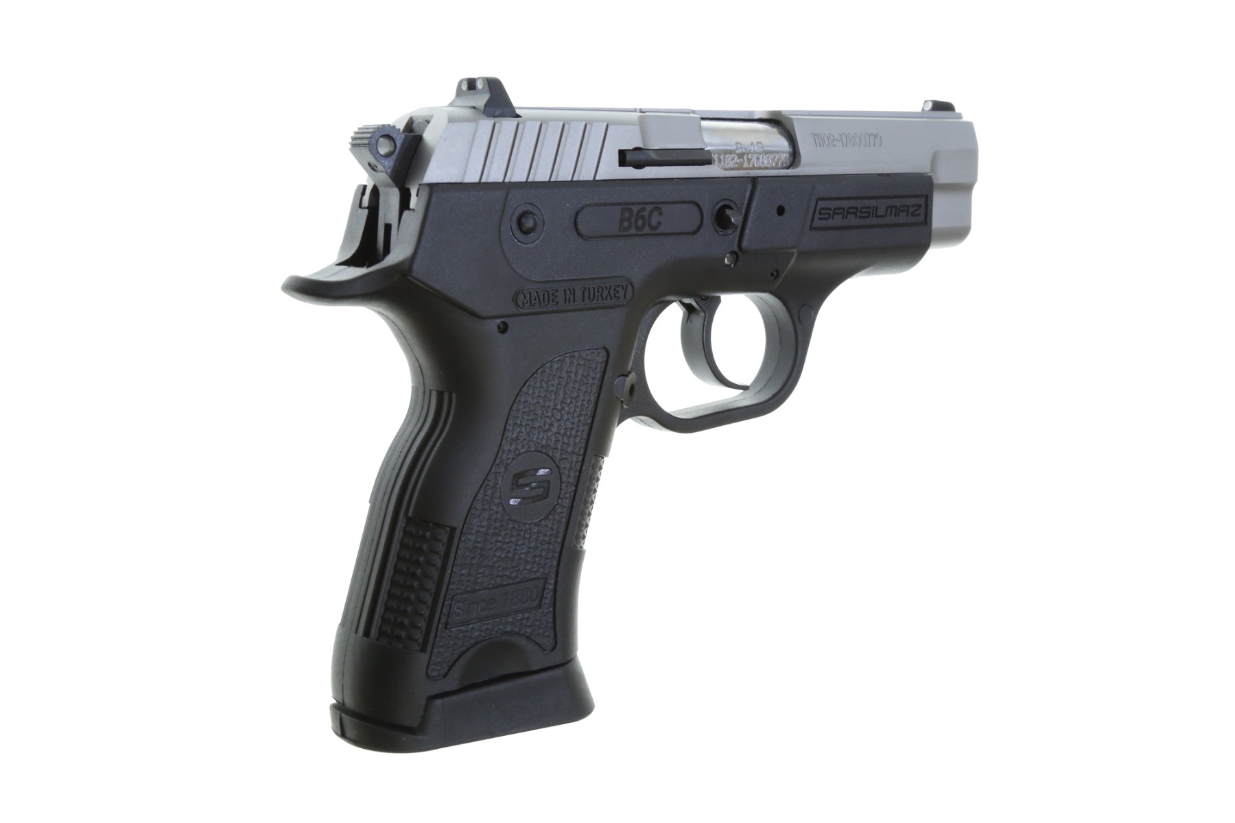 SAR USA B6C Compact 9mm Pistol 3.8 Barrel - Stainless | 13rd - Image 6
