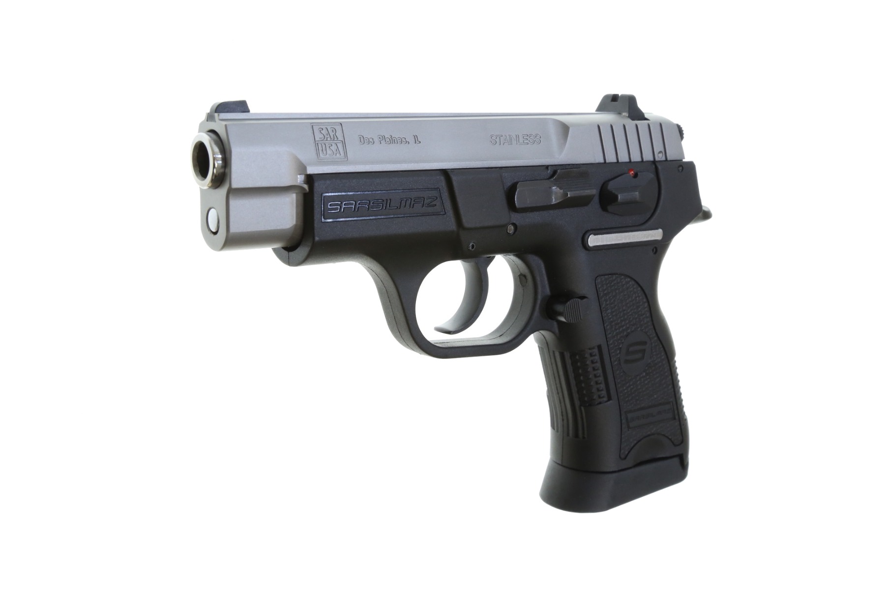 SAR USA B6C Compact 9mm Pistol 3.8 Barrel - Stainless | 13rd - Image 7
