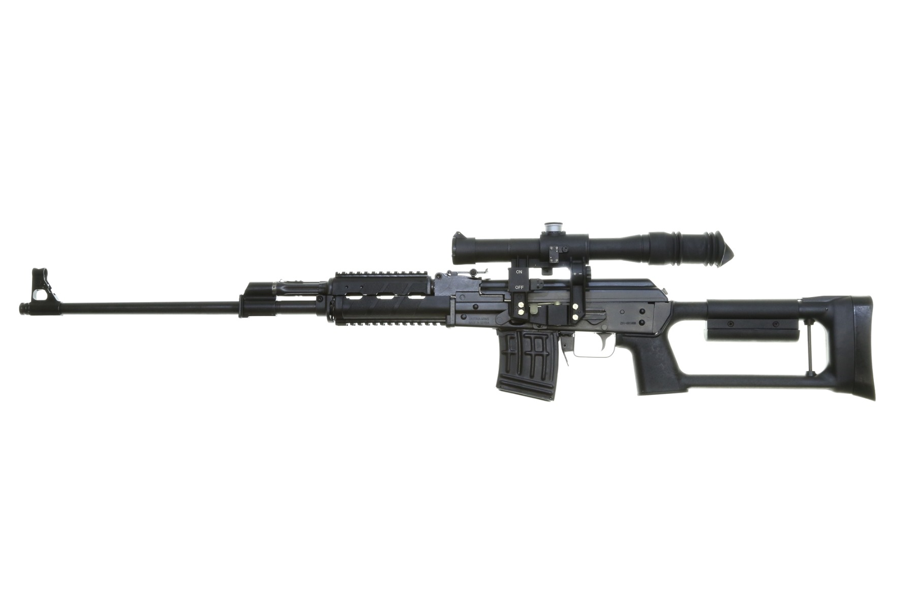 Zastava M91 Semi-Auto Sporting Rifle - Black | 7.62x54R | 24.4 Barrel | 10rd | Comes with Scope