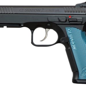 CZ Shadow 2 Pistol - Black | 9mm | 4.89 Barrel | 17rd | Blue Grips
