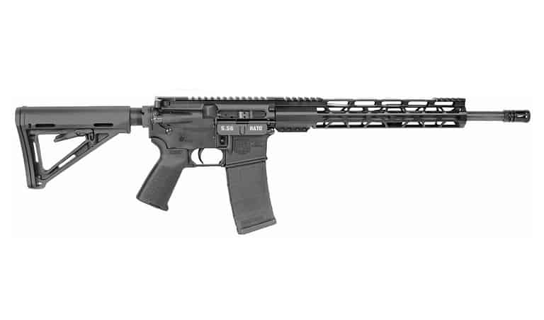 Diamondback DB15 AR Rifle – Black | 5.56NATO | 16 Barrel | 12 M-LOK Rail | A2 Grip | A2 Flash Hider | MOE Carbine Stock