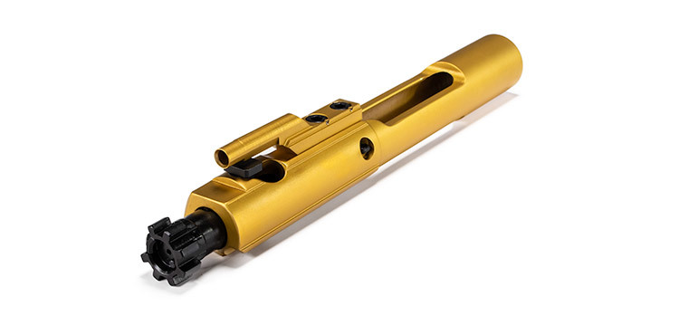 Faxon Firearms 5.56/300 BLK M16 Bolt Carrier Group - TiN (Gold) PVD - Image 6