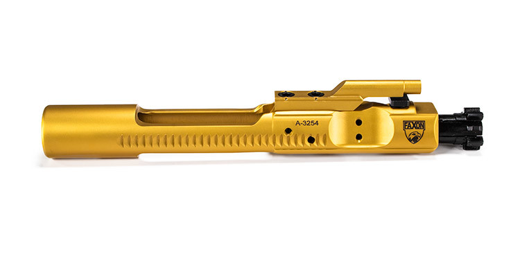 Faxon Firearms 5.56/300 BLK M16 Bolt Carrier Group - TiN (Gold) PVD - Image 4