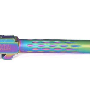 Faxon Firearms Match Series G17 Flame Fluted Barrel 416R - Threaded | Chameleon PVD