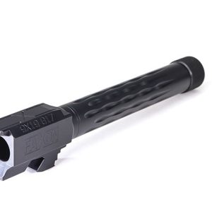 Faxon Firearms Match Series Glock G17 Flame Fluted Barrel 416R - Threaded | Black Nitride