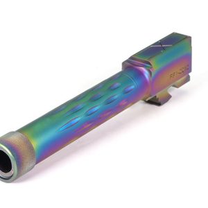 Faxon Firearms Match Series G19 Flame Fluted Barrel 416R - Threaded | Chameleon PVD