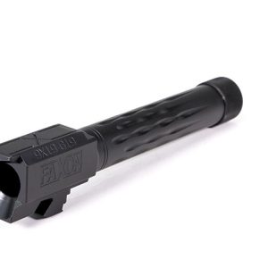 Faxon Firearms Match Series Glock G19 Flame Fluted Barrel 416R - Threaded | Black Nitride