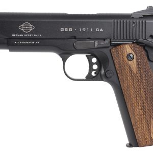 ATI GSG 1911 CA Compliant Pistol - Black | .22LR | 5 Barrel | Wood Grips