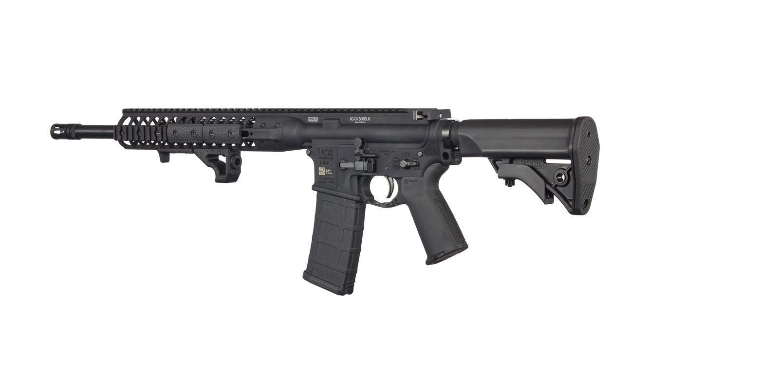 LWRC DI Direct Impingement Rifle - Black | 300 BLK | 16.1 Barrel - Image 5