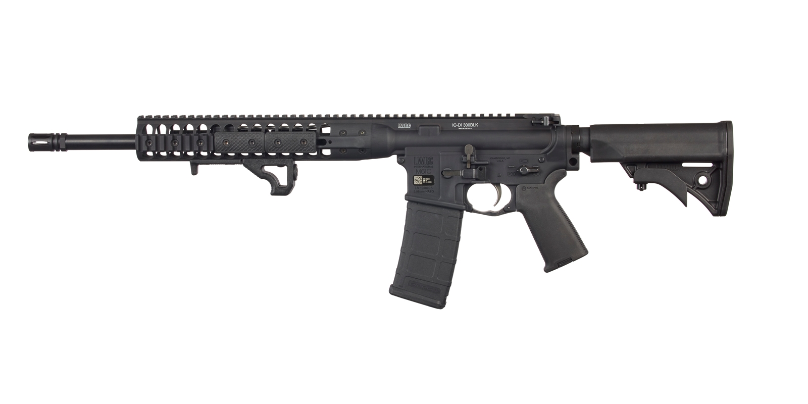 LWRC DI Direct Impingement Rifle - Black | 300 BLK | 16.1 Barrel - Image 6