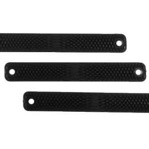 Manticore Arms Panel for Transformer Rail - Black | Snakeskin Polymer Grip | 3 Panels
