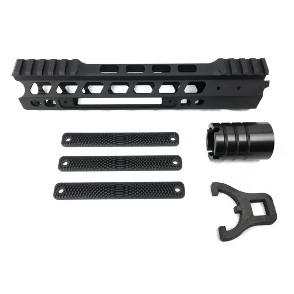 Manticore Arms AR15 Transformer Rail Gen 2 - Black | 9\ | 3 Polymer Grip Panels