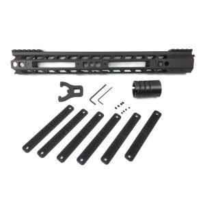 Manticore Arms AR15 Transformer Rail Gen 2 - Black | 15\ | 6 Polymer Grip Panels