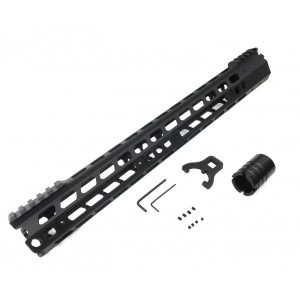 Manticore Arms AR15 Transformer Rail Gen 2 - Black | 15\ | 6 Polymer Grip Panels