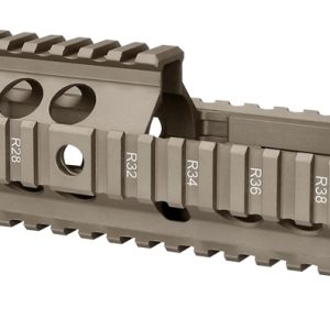 Midwest Industries Gen2 Two Piece Free Float AR15 Handguard - FDE | 12.5 Extended Length | Picatinny