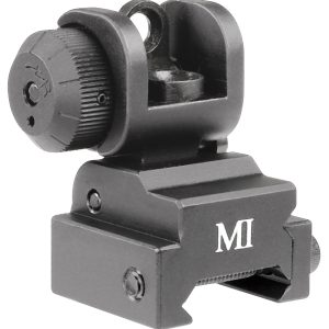 Midwest Industries ERS Flip Up Rear Sight - Black