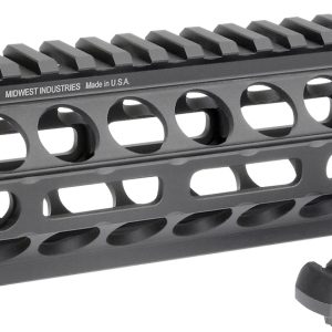 Midwest Industries AR15 Two Piece Drop-In Aluminum Handguard - Black | Carbine Length | M-LOK