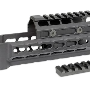 Midwest Industries Gen2 Universal AK Handguard - Black | Standard Length | Railed Topcover | KeyMod