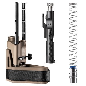 Maxim Defense SCW Pistol Stabilizing Brace - FDE | 5-Position Adjustable | Standard Buffer | 4 Collapsed Length