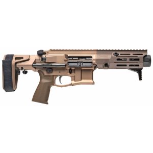 Maxim Defense PDX Aluminum AR Pistol - FDE | 5.56NATO | 5.5 Barrel | Hate Brake | SCW PDW Brace