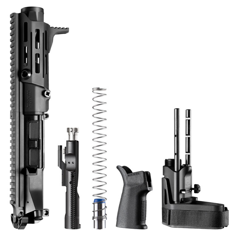 Maxim Defense PDX Complete Upper Kit For AR15 – Black | 5.56NATO | 5.5 Barrel | Hate Brake | SCW PDW Brace