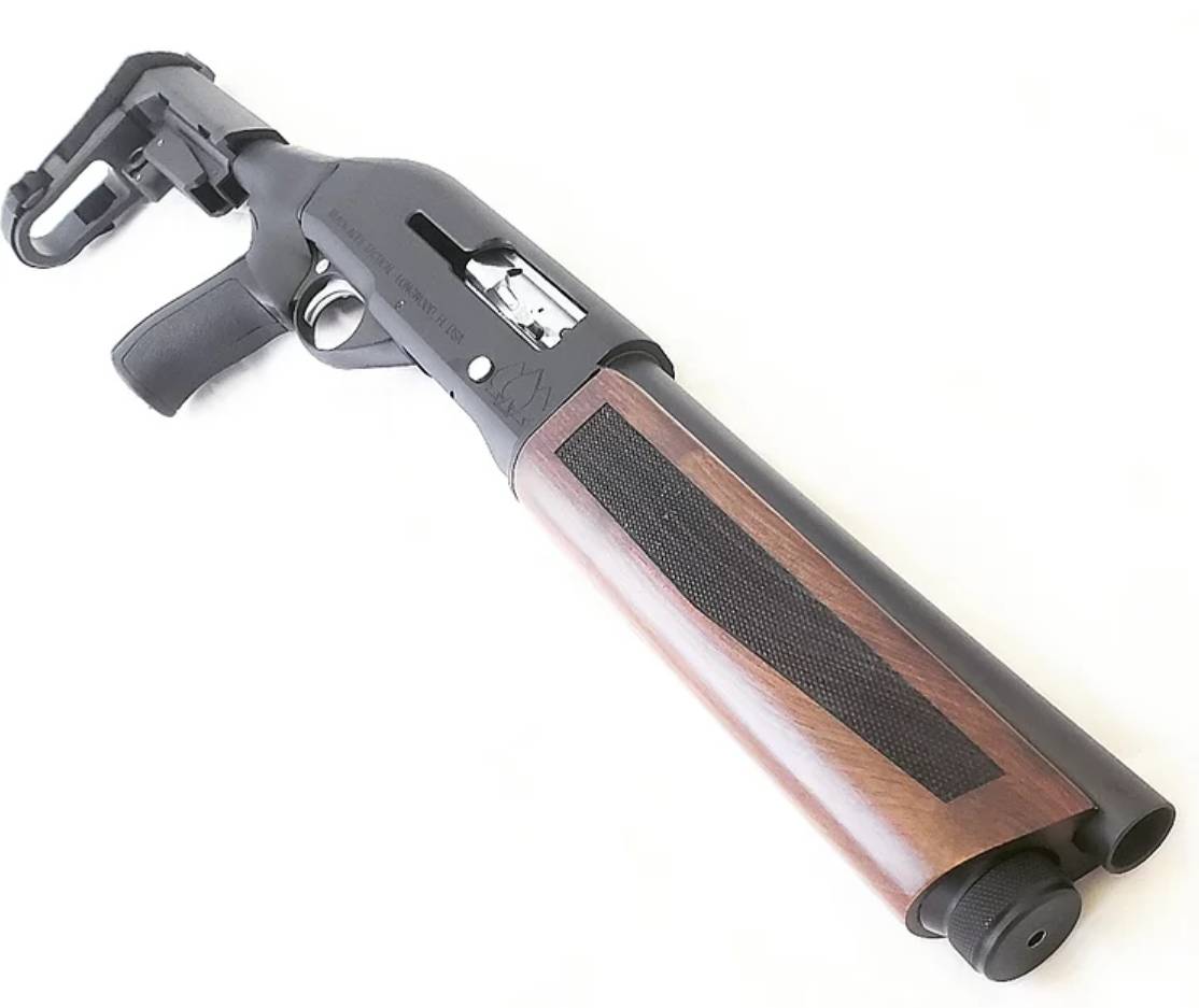 Black Aces Tactical Pro Series S Mini Semi-Auto Shotgun - Walnut | 12ga | 10 Barrel | SBA3 Brace - Image 4