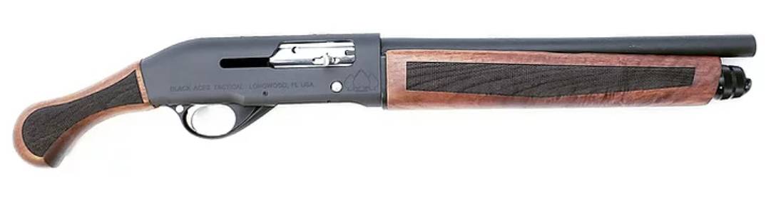 Black Aces Tactical Pro Series S Semi-Auto Shotgun - Walnut | 12ga | 14 Barrel