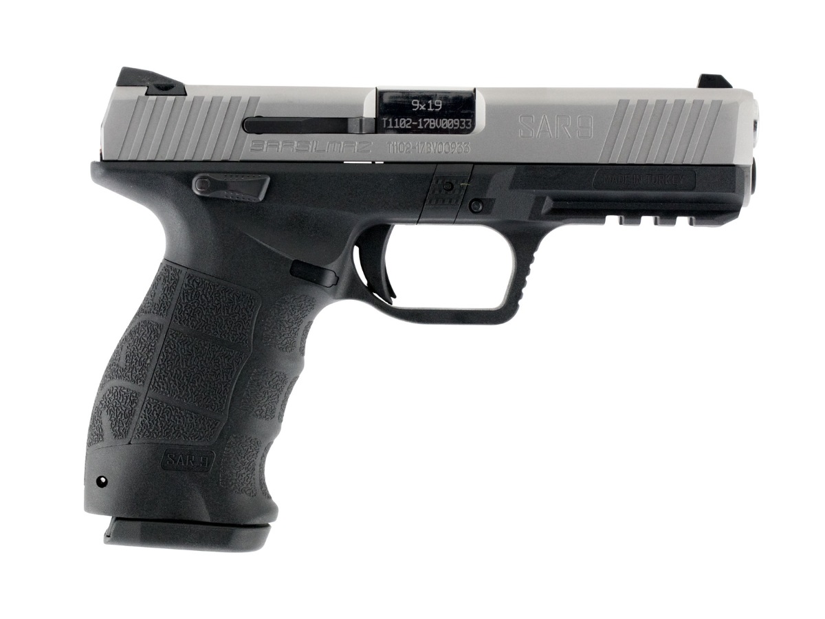 SAR USA SAR9 9mm Pistol 4.4 Barrel - Stainless | 17rd