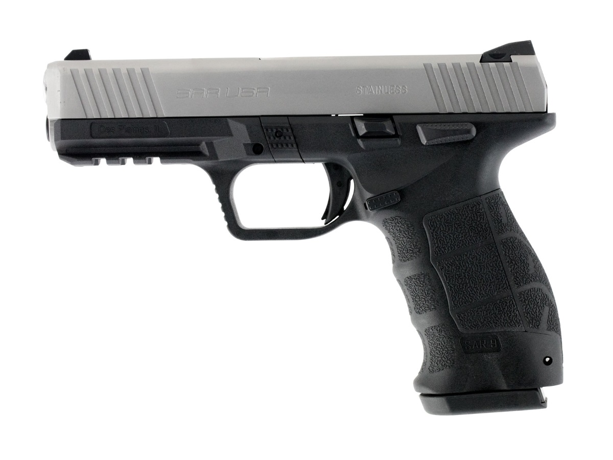 SAR USA SAR9 9mm Pistol 4.4 Barrel - Stainless | 17rd - Image 3