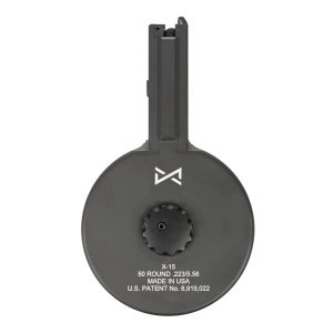 X Products X-15 50 Round Drum Magazine for AR-15 & M16 - Black