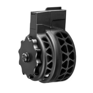 X Products X-91 50 Round Drum Magazine for HK91 G3 & Century C308 - Black | Skeletonized