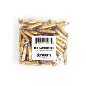 X Products M200 Mil Spec 5.56 Blanks for the Can Cannon - 100 Cartridges