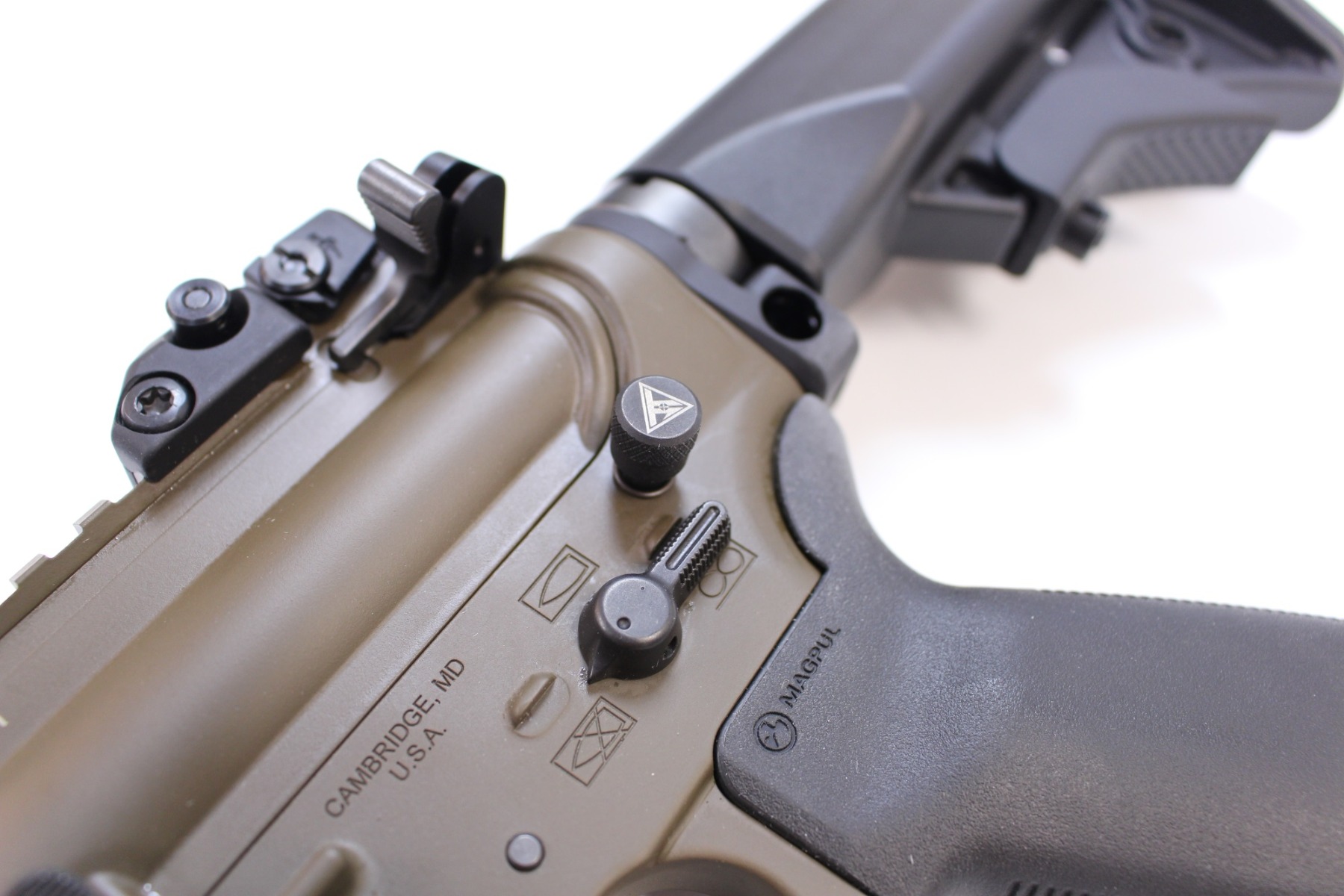 LWRC DI Direct Impingement Rifle - Black | 300 BLK | 16.1 Barrel | CA Compliant w/ JT Pin - Image 3
