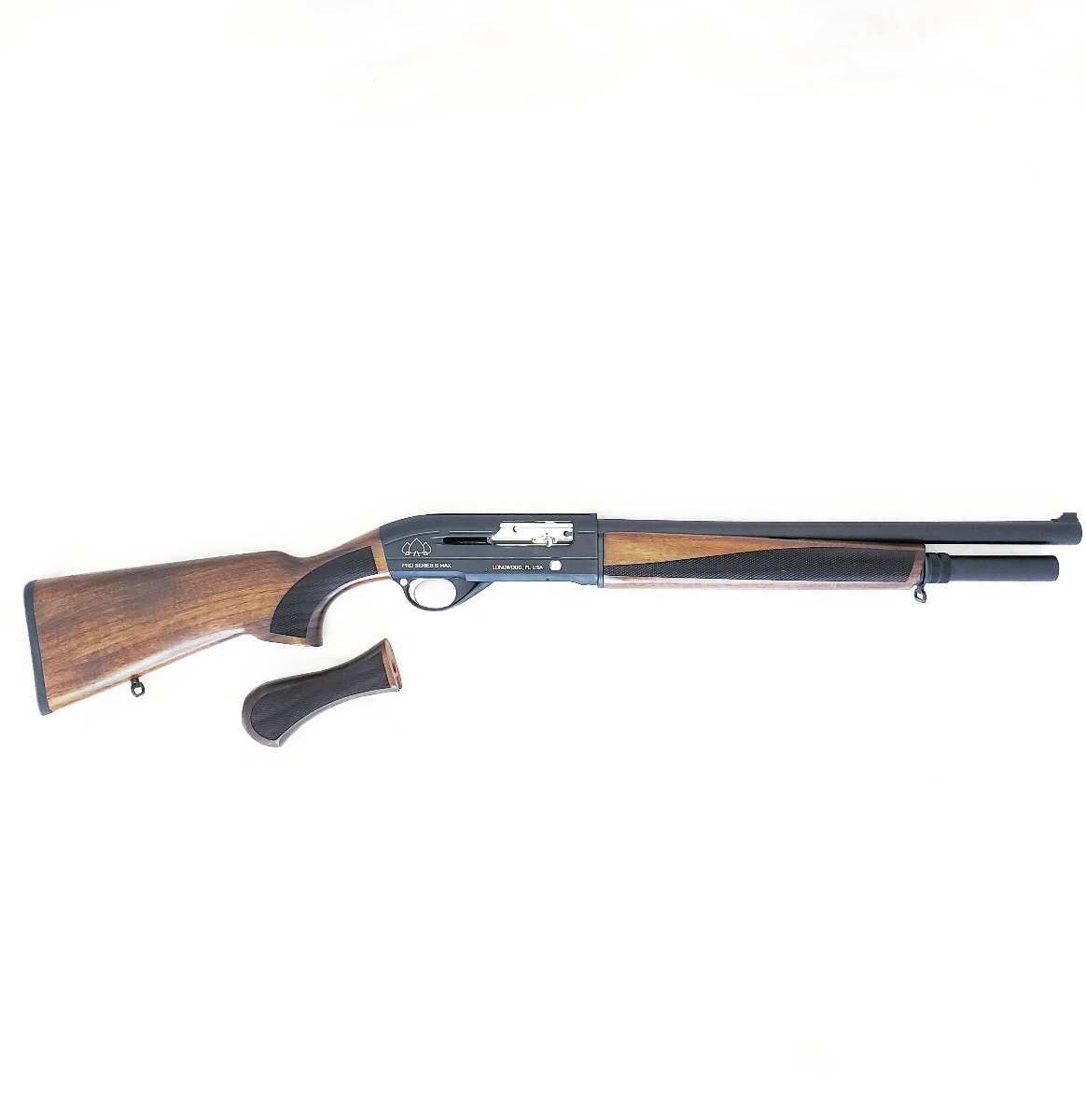 Black Aces Tactical Pro Series S Max Semi-Auto Shotgun - Walnut | 12ga | 18.5 Barrel | Includes Birds Head Grip