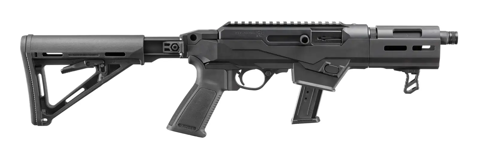 RUGER PC CARBINE SBR 9MM BLACK 6.5" T.B. 1-17RD MAG