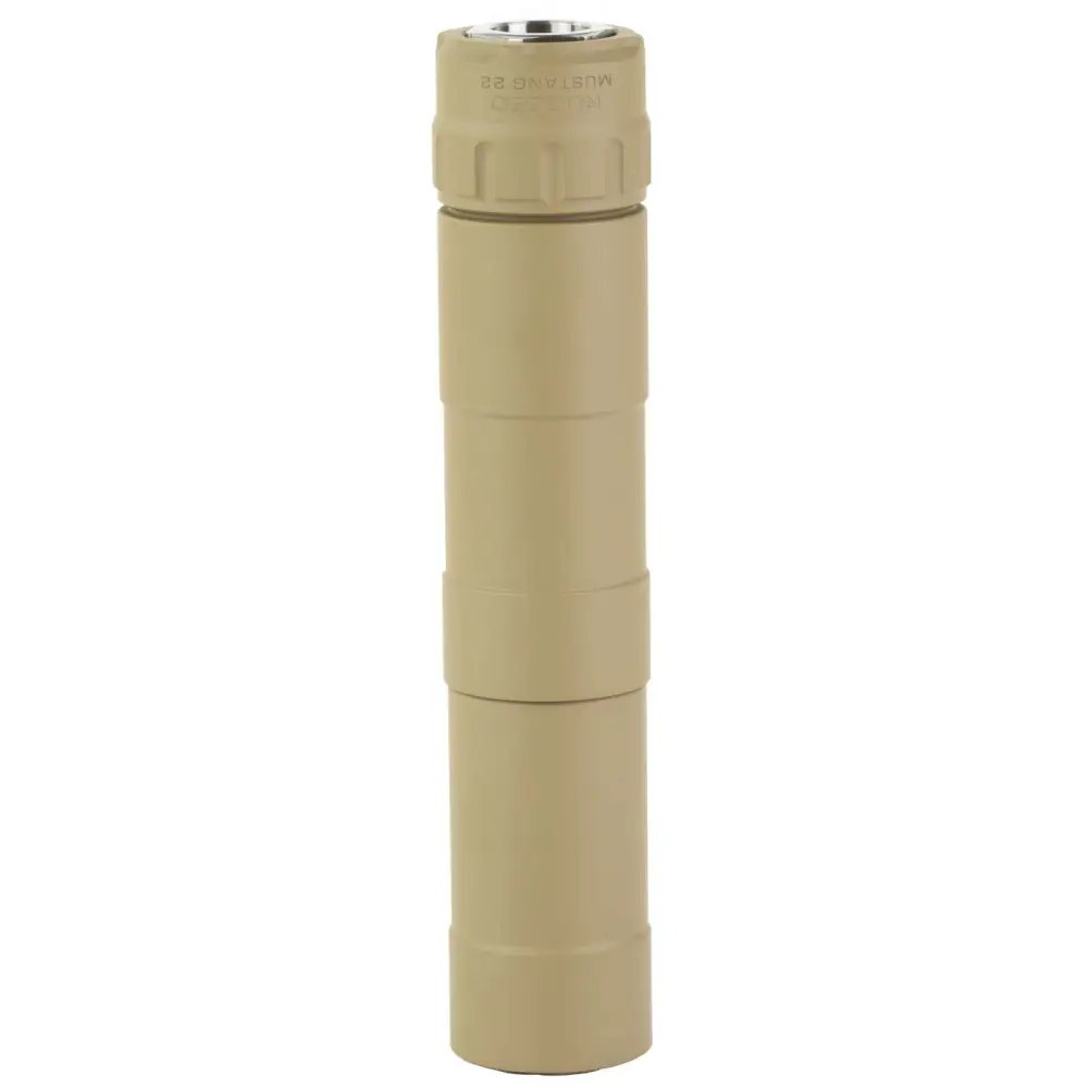 RUGGED SUPPRESSORS MUSTANG 22 FDE ADAPT MODULAR TECH. DIRECT THREAD