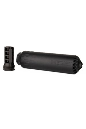 Huxwrx FLOW 762 Ti Suppressor + Muzzle Break - Black