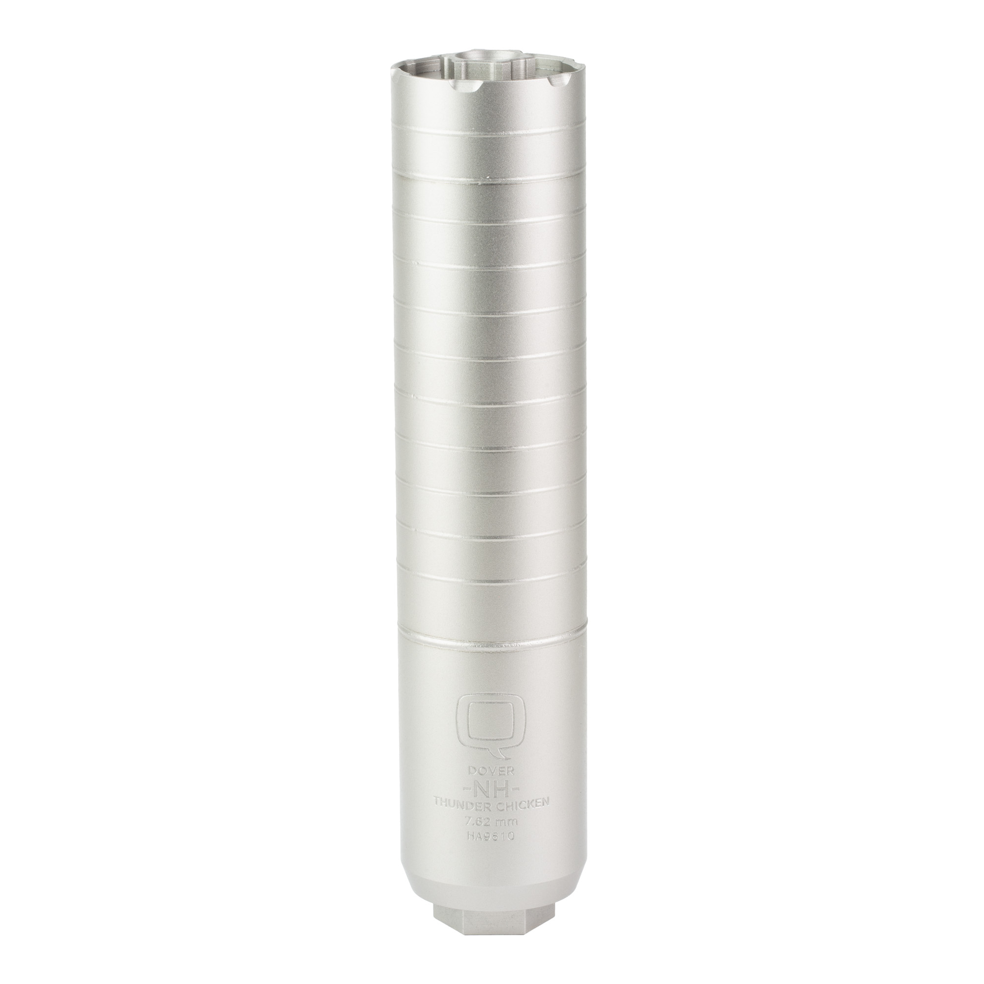 Q THUNDER CHICKEN REAR END 7.62MM SUPPRESSOR 1.75" TITANIUM QUICK DETACH