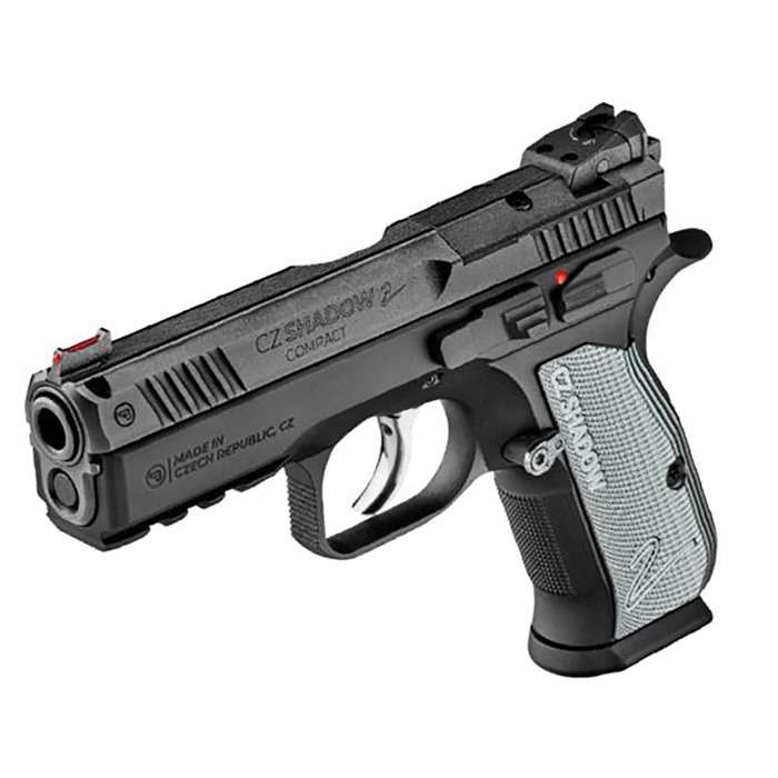 CZ SHADOW II COMPACT 9MM PISTOL BLACK 4" 2-15RD MAGS