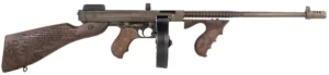 THOMPS BONNIE & CLYDE 1927A-1 DELUXE 45ACP RFL ENGRAVED WALNUT 20RD STICK/50RD DRUM