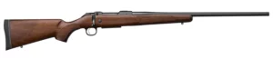 CZ 600 PLUS ST3 AMERICAN, 270 WIN, 5 RD, 24IN, 9/16X24, DRILLED AND TAPPED, WALNUT STOCK