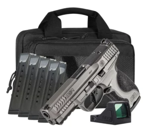 SMITH & WESSON M&P9 M2.0 METAL NTS CARRY ON BUNDLE 4.25